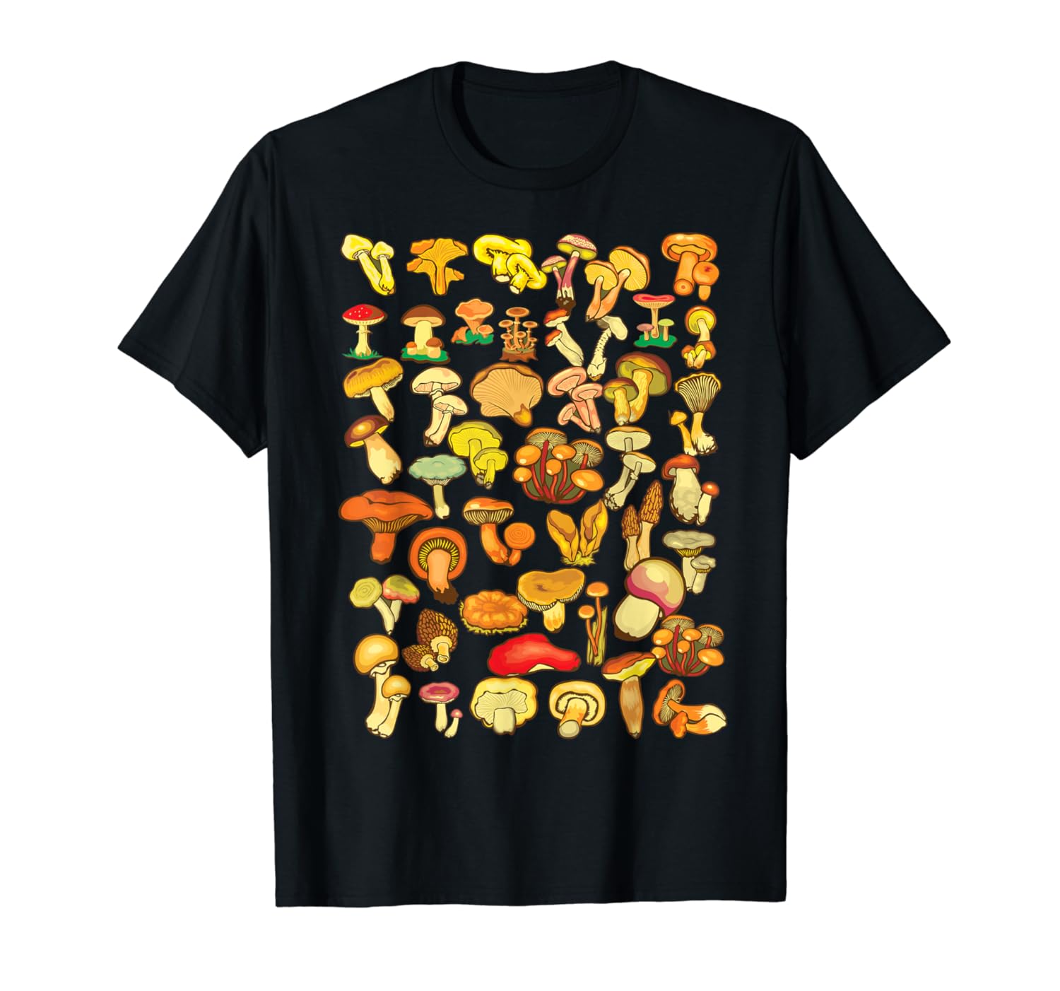 Wild Mushrooms Shirt Cute Mycological Food Art Tshirt Gift Stellanovelty